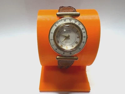 Vintage Anne Klein II Watch Women 28mm Gold Tone Date Leather Band New Battery - Image 1 of 4