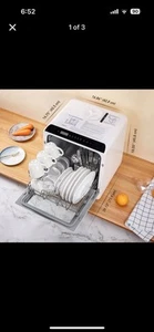 NOVETE Compact Countertop Dishwasher - Portable, 5L Water Tank, 5 Programs - Picture 1 of 3