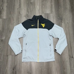 Nike Dri-Fit West Virginia Full Zip Jacket Mens S Gray - Picture 1 of 4