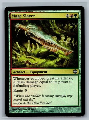 Magic The Gathering Alara Reborn Mage Slayer #57/145 Foil MTG TCG CCG - Image 1 of 2