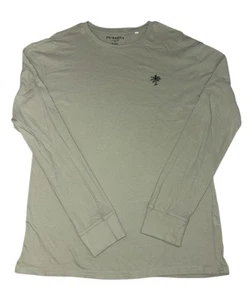 Pacsun Long Sleeve Crew-Neck T-Shirt Men's Small Green Palm Tree P/S Basics - Picture 1 of 9