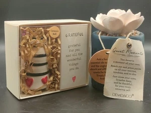 Heartful Home Bell & Demdaco Quiet Moments Succulent Duo Gift Set New Boxed - Picture 1 of 5