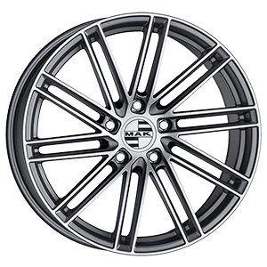 CERCHIO IN LEGA PER PORSCHE TAYCAN 9,0J20" 5X130 54 71,60 MAK LEIPZIG GUN MET-MI - Immagine 1 di 2