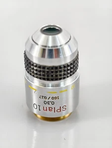 Olympus SPlan PL 10x 0,30 160/0,17 Mikroskop Objektiv Phasenkontrast - Bild 1 von 3
