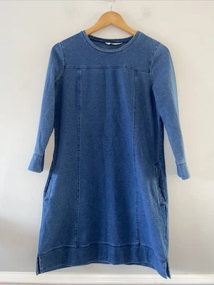 Vestido vaquero Woolovers talla pequeña azul ligero para mujer  Foto 1 de 4