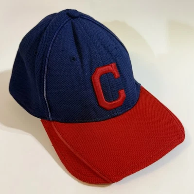 Cleveland Indians Hat Mens Small Medium New Era 39Thirty Batting Practice MLB - Image 1 of 4