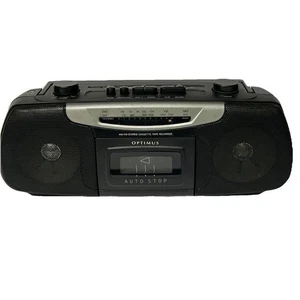 Vintage Optimus AM/FM Stereo Cassette Tape Recorder SCR-64 Radio Shack getestet  - Bild 1 von 12