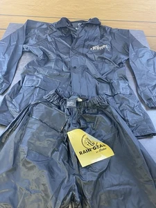 Vintage Indian Motorcycle Herren 2-teilig Regenanzug Gear 3M Scotchlite Größe Large - NEU - Bild 1 von 8