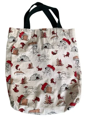 "Bolso de Mano Nordstrom Vintage 2003 Rosa Ferry Salmón Paraguas 11x15x3""" Foto 1 de 3