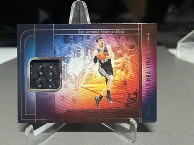 Tiago Splitter NBA Finals Jersey NBA Silhouette 2024-25 Spurs Game 1  - Image 1 of 3