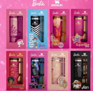 ✅ Stanley x Barbie 40 oz. Quencher - Juego completo de 8 nuevos en caja VENDEDOR DE EE. UU. ✅ - Imagen 1 de 3
