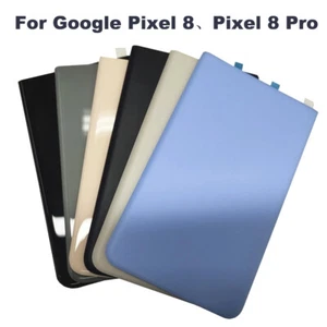 For Google Pixel 8 Pro/ 8 Back Glass Housing Rear Door Battery Cover Replacement - Picture 1 of 22