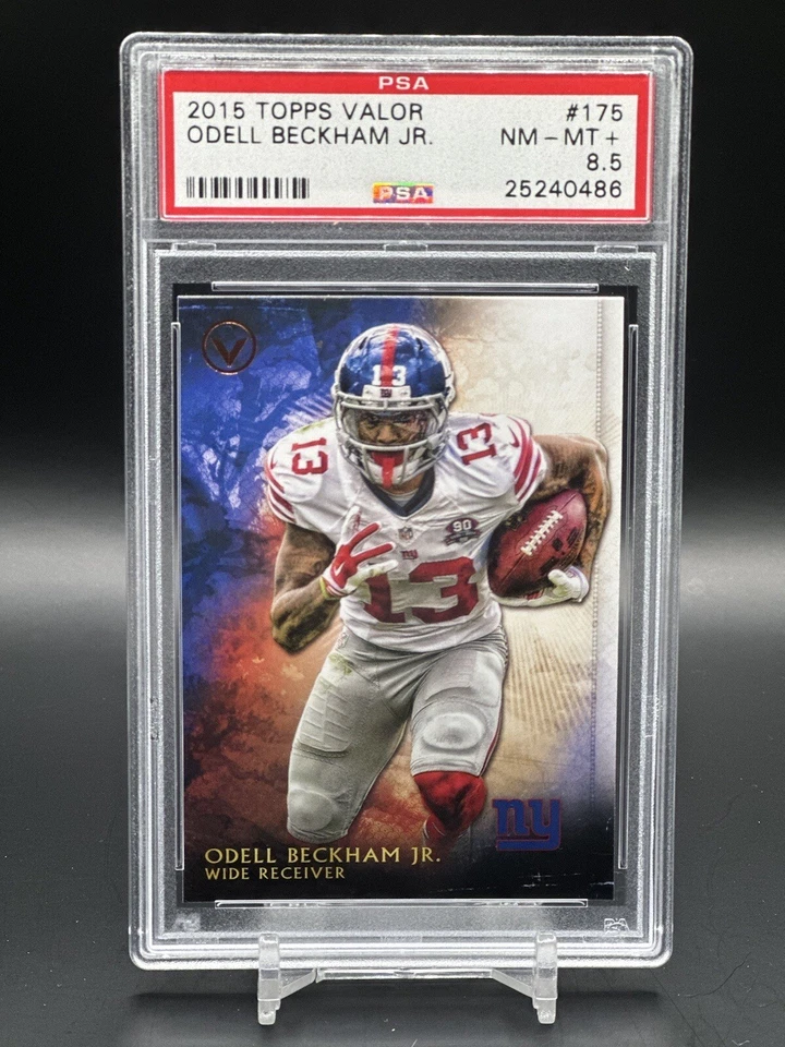 ODELL BECKHAM 2015 Topps Valor #175 Psa 8.5 - Image 1 of 2