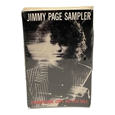 Jimmy Page of Led Zeppelin Cassette Sampler NEW Sealed 1988 NOS - Image 1 of 2