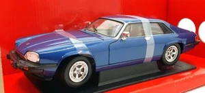 Road Signature 1/18 Scale Diecast - 92658 1975 Jaguar XJS Metallic Blue - Picture 1 of 5
