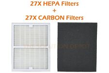 27 Pack Hepa + Carbon Filters For Idylis A IAP-10-100, IAP-10-150, IAF-H-10 