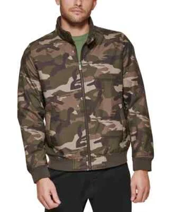 Club Room Men's Regular-Fit Bomber Jacket Camouflage, Sz Small - Picture 1 of 5