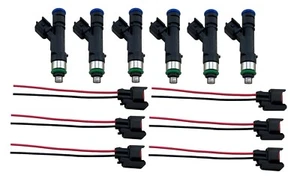 6 inyectores de combustible para Bosch Jeep Dodge Wrangler Chrysler 3.3L 3.8L V6 0280158119 - Imagen 1 de 2