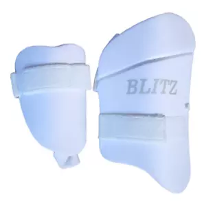 Blitz PRO Cricket Thigh Pad Combi Adults Lower Body Protector Guard 2 in 1 Front - Picture 1 of 3