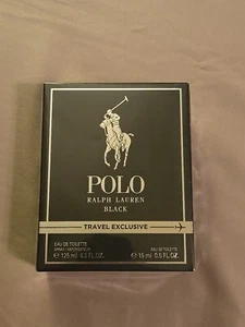 Ralph Lauren: Men's Polo Black Travel Exclusive Gift Set Fragrance (4.2 oz) - Picture 1 of 4