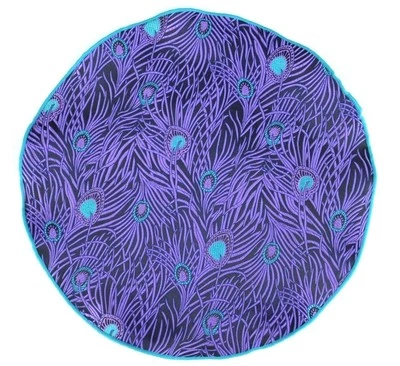 Lord R Colton Masterworks Bolsillo Redondo Venecia Negro Orquídea Seda - $75 Minorista Nuevo Foto 1 de 2