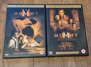 THE MUMMY AND THE MUMMY RETURNS DVD BUNDLE JOB LOT - Picture 1 of 5