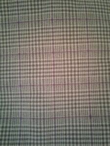 rare, Ralph Lauren - beautiful gray plaid with purple accent, std pillowcase