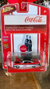 Johnny Lightning Coca Cola '58 Plymouth Belvedere - Picture 1 of 3