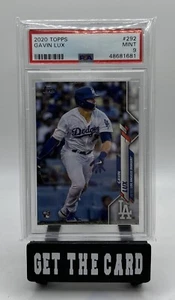 GAVIN LUX 2020 Topps Series 1 ROOKIE BASE RC #292! PSA MINT 9! DODGERS! - Picture 1 of 2