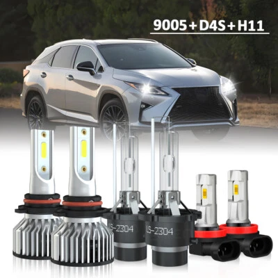 Farol HID/LED alto baixo + lâmpadas de neblina para Subaru Legacy 2015 2016 2017 2018 - Imagem 1 de 4