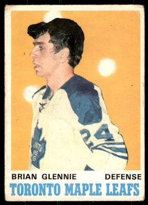 1970-71 O-Pee-Chee Brian Glennie Toronto Maple Leafs #216 - Image 1 of 2
