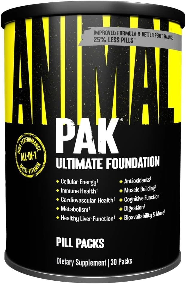 Animal Pak - Conveniente Multivitamínico para Hombres y Mujeres Diario Todo en Uno Vitamina y Foto 1 de 4