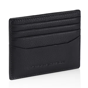 Porsche Design Business Credit Card Case 8cc Black Leather OSO09918.001 - Picture 1 of 3