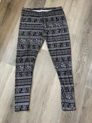 Women’s Bobbie Brooks Ladies Elephant Print Leggings Size Large  - Image 1 of 4