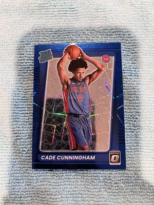 Donruss Optic 2021-22 - Clasificado Rookie Cade Cunningham #161 Blue Velocity Prizm RC Foto 1 de 4