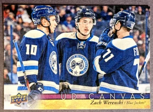 2017-18 Upper Deck Canvas #C24 Zach Werenski Columbus Blue Jackets - Picture 1 of 1