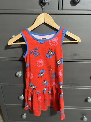 VESTIDO ROJO ZAG MIRACULOUS LADYBUG SUPER HERO NIÑAS TALLA 6-6x Foto 1 de 2