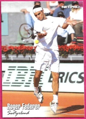 2003 Netpro ROGER FEDERER #11 Tennis Rookie Card - Image 1 of 2