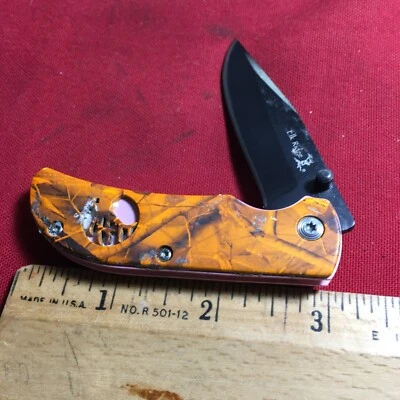 CUCHILLO DE CIERVO ELK RIDGE BLAZE NARANJA PEQUEÑO EDC EDC 1670L Foto 1 de 2