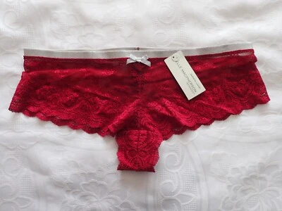 ELLE MacPHERSON Intimates, Culotte in Size L, Colour in Burgundy & Silver - Image 1 of 2