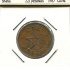 1 PESEWA 1967 GHANA Coin #AS374U