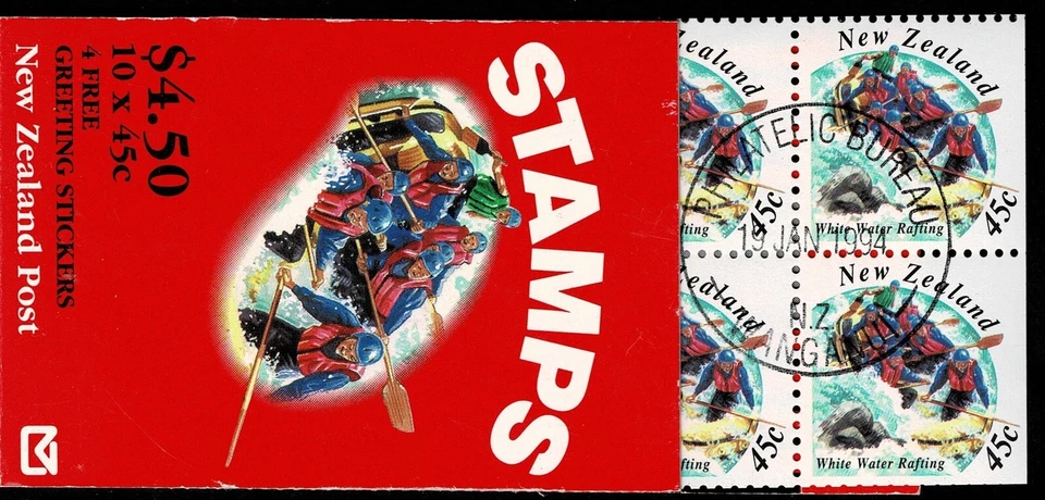 NEW ZEALAND - 1994 TOURISM BOOKLET - Sc#SB 78 - CTO - NZ 67 - Image 1 of 1