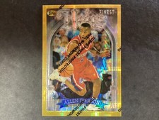 ALLEN IVERSON 1996/97 TOPPS FINEST #280 RC ROOKIE GOLD REFRACTOR MINT w/coating