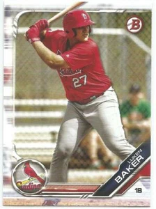 Luken Baker Cardenales de San Luis 2019 Bowman Draft - Imagen 1 de 3
