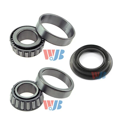 Juego de 3 piezas de cojinetes de rueda delantera y juego de carreras y kit de sellado para Nissan 300ZX 1987 1988 1989 Foto 1 de 4