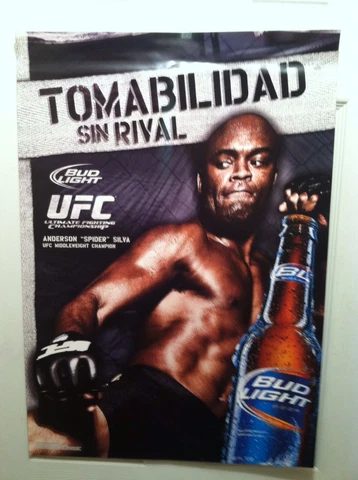 UFC Promotional Poster Featuring Anderson “SPIDER” Silva Cover