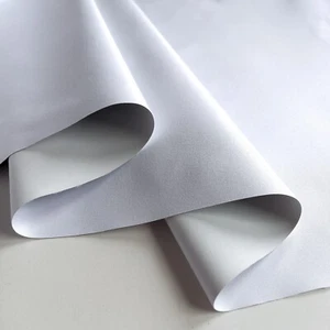 White Blackout Curtain Lining Fabric 140cm wide 260gsm 3 Pass Polycotton - Picture 1 of 3
