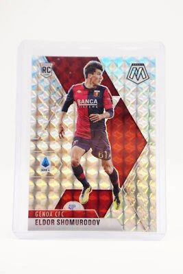 ELDOR SHOMURODOV 2020-21 Mosaic Serie A Genoa Silver Mosaic RC - Image 1 of 2