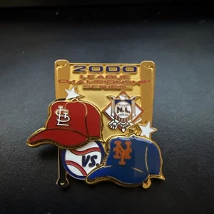 St Louis Cardinals New York Mets League Championship Series 2000 MLB Lapel Pin - Picture 1 of 1