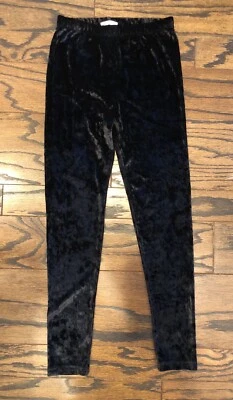 Leggings Epic Threads Big Girls Terciopelo Negro, Suaves, Cintura Elástica, Grandes, Nuevos con Etiquetas Foto 1 de 4